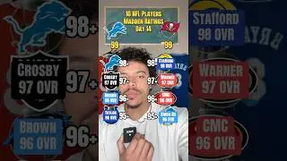 Trying to get 10 NFL Players Madden Ratings 😎🔥 #nfl #madden