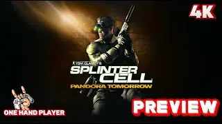 Tom Clancy's Splinter Cell: Pandora Tomorrow PS2 Gameplay 4K 60FPS First 10 Minutes One Hand Player