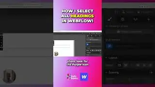 Webflow Heading Selection Tutorial