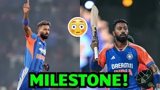 Hardik Pandya's Crazy Record🤯First Indian Player To achieve This Milestone🥶Cricket News