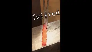 Twisting Angle Iron - #shorts