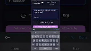 Convert your text to sql with this AI tool #30dayschallenge #technology
