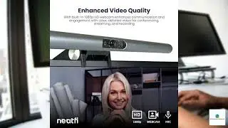 Review - Neatfi (New Model) LED Monitor Light Bar with 1080p HD Webcam, Dimmable, 3 Light