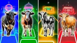 I Turned Tiles Hop Into a Cow Game 🐄🎮 (Perfect Combo!)