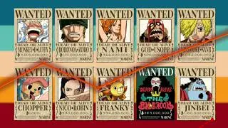All Straw Hats WANTED Poster BOUNTIES Over time | ONE PIECE 2025 update
