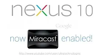 Google's Nexus 10 Miracast Demo Using a Netgear Push2TV Receiver - Android Wireless Screen Mirror