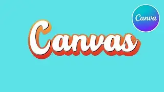 Canva Tutorial: Transparent Text with Stroke Gradient