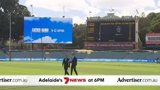 The Advertiser, 7NEWS Adelaide: Panic at Adelaide Airport, Gather Round fixture released