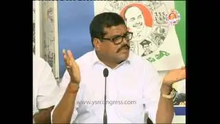 YSRCP leader Botsa speaks on YS Jagan Delhi dharna & AP special status - 8th Aug 2015