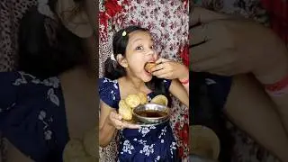 My younger sister got naughty for eating fuchka 😄 #viralvideos #akhikiduniya #trendingshorts #funnyshorts