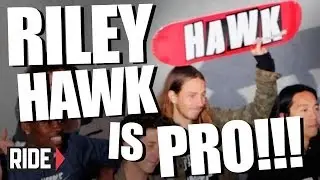 RILEY HAWK is PRO!!!