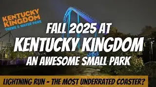 Мой первый визит в парк развлечений Kentucky Kingdom!!! Сезон осень 2025 года - Луисвилл, Кентукк...