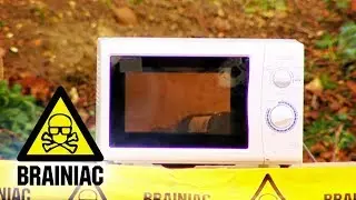 Champagne Bottle + Microwave= ? | Brainiac