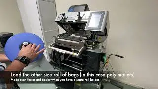 Rollbag R785 Auto Bagger - Bag Size Changeover