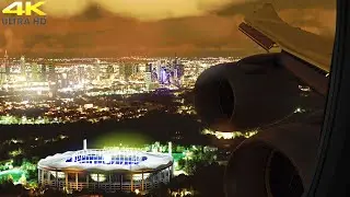 Flight Simulator 2020 | *MAX SETTINGS* Boeing 747 NIGHT Landing into Frankfurt Airport in 4K