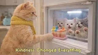 They Dreamed of Ice Cream &mdash; Kindness Changed Everything 🐾A Heartwarming Cat Story|❤️ #cat #fyp
