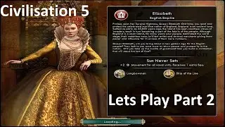 Let's Play Sid Meier's Civilization V. Part 2. Eliminating India