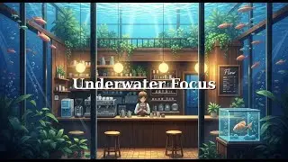 Underwater Lofi Café 🌊☕ | Chill Jazz Beats for Study & Focus