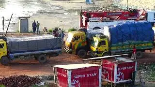 Daulatdia 5no.Ferry ghat traffic jam | Bangladesh busy ferry terminal