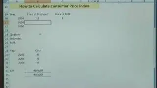 How To Calculate A Consumer Price Index