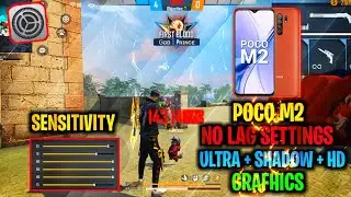 FREE FIRE HIGHLIGHT HEADSHOT GAMEPLAY IN XIAOMI POCO M2 🔥 SENSITIVITY+SETTING+ GRAPHICS+ RECORDER??