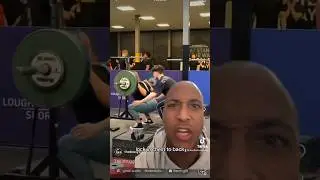 Spotting a Squat #spotter #squat #strengthtraining