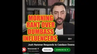 #CharlieKirk , #CandaceOwens & #JoshHammer #Influencers morning #RANT to the boys 🤬