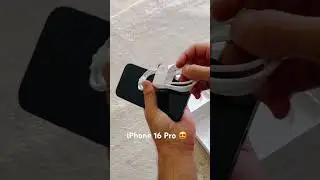 Распаковка iPhone 16 Pro 👌 #smartphone #смартфон #подпишись #unboxing #магазин #рек #tech #гаджеты