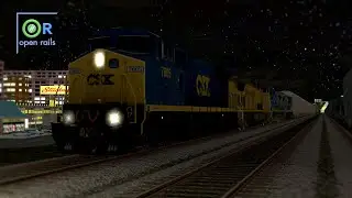 Open Rails - CSX Hoosier Subdivision | Train Q564 (Youngtown Yard - Mitchel)