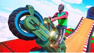 Robot Bike Stunt Man Racing Impossible Track Stunts Android Gameplay By Games Zone