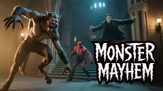 Three Legendary Monsters Collide | Hellboy Frankenstein Werewolf War