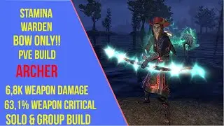 ESO Stamina Warden Bow PVE Build - Archer - Flames of Ambition