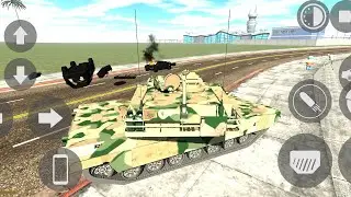 Tank Indian bike game me 2026 #bikegame #automobile Police V's Army tank