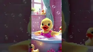 Cute Duck in Pink Outfit Takes a Bubble Bath 🛁💖 | Funniest Duck Moments 2025 II FunnyDuck #DuckBath