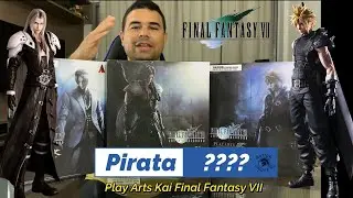 Como identificar um action figure pirata? Play arts Kai Final Fantasy 7