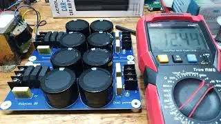 HOW TO MEASURE THE CAPACITANCE VALUE OF A SPLIT/DUAL RAIL PSU FILTER ON BOARD.