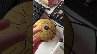 Steel tongue drum with digital delay #ambient #komafieldkitfx #tonguedrum