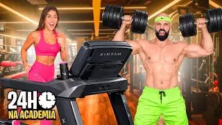 PASSEI 24 HORAS NA ACADEMIA COM O MEU PAI… 😱