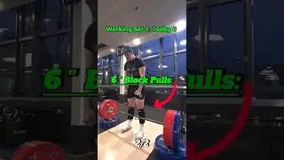 Powerbuilding 2.0: Week 1 / Day 4; 6 Inch Block Pulls! 2/2
