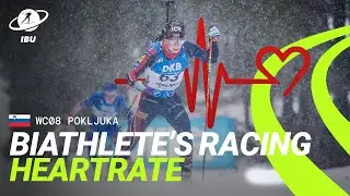 Biathlete's Heartrate during World Cup Competition with Isak Frey