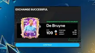 TOTS 109 OVR Kevin De Bruyne Exchange - FC Mobile ‼️