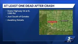 OHP: At least 1 dead after crash on southwestern Oklahoma highway
