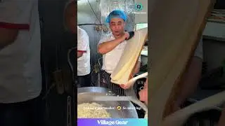That Noodle-Slicing Technique is PURE WIZARDRY! 🧙&zwj;♂️ You Have to See These Flying Noodles! #food