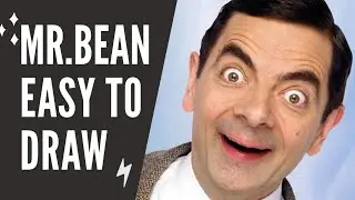 Mr Bean Easy Drawing #Mr Bean Whatsapp Status |How to Draw Mr Bean Easy Art