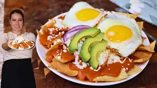 Solo con TORTILLAS y FRIJOLES, haz esta delicia 🤩 Chilaquiles en salsa de frijoles
