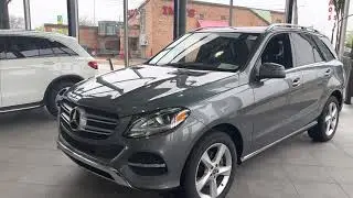 2018 Mercedes-Benz GLE 350 AWD 4MATIC Selenite Grey with Black MB Tex