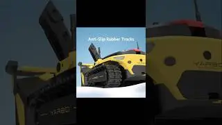 The Future of Snow Removal!-Yarbo Snow Blower. #snow #cleaning #technology