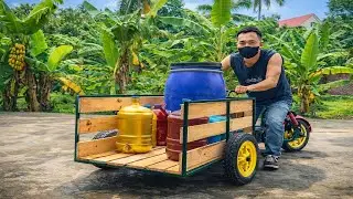 Scrap to Useful! Building a 48V 350W Electric Cargo Trike That Can Tow Household Loads