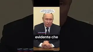 Il discorso di Putin sull&rsquo;attentato in un teatro di Mosca