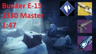 Solo Bunker E-15 1330 Master Lost Sector - Platinum Speed Run (1:47)